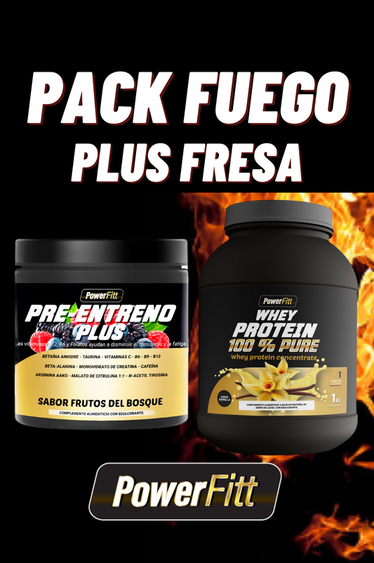 PACK FUEGO PLUS VAINILLA - POWERFITT